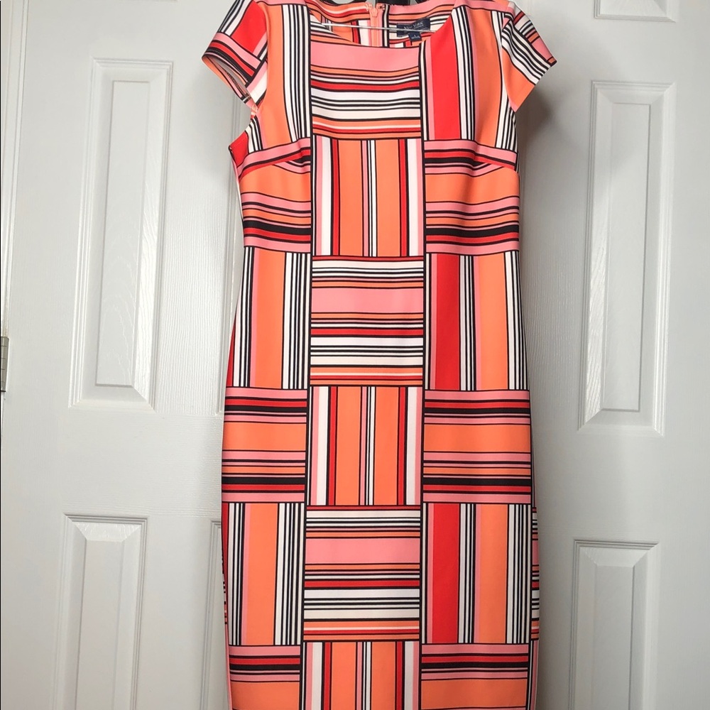 New York Clothing Company Striped Multicolor Dress, Size 8